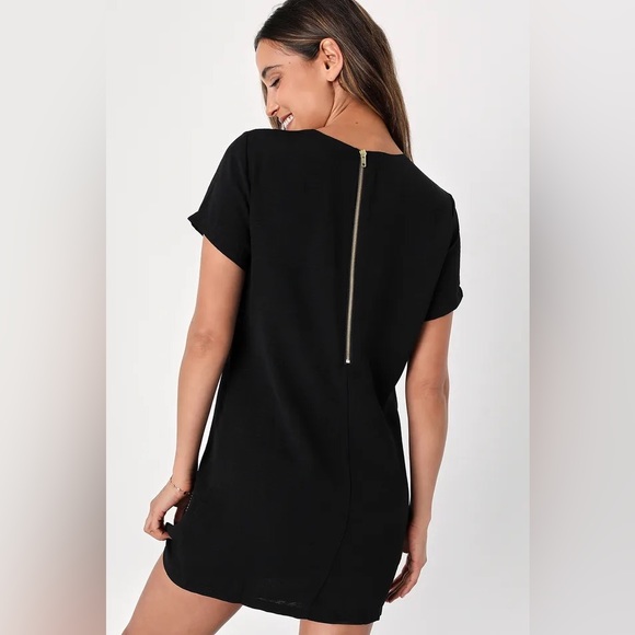 Lulus Black Shift Dress - Picture 2 of 5